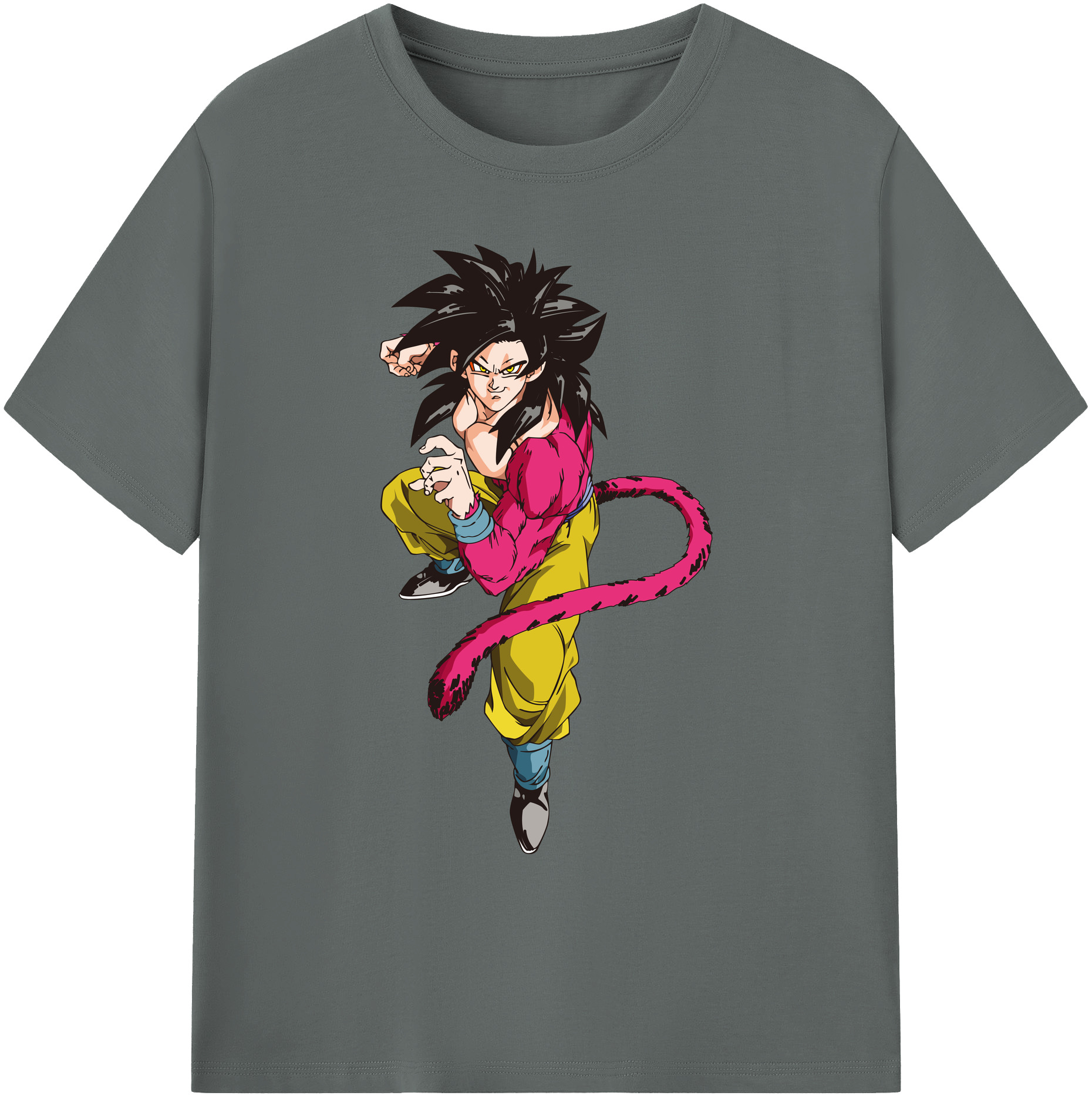 （画像用） ドラゴンボール 孫悟空（そん ごくう）Son Goku カカロット DRAGON BALL Kakarotto 綿100％ メンズ半袖Tシャツ｜肌触りやわらか＆通気性
